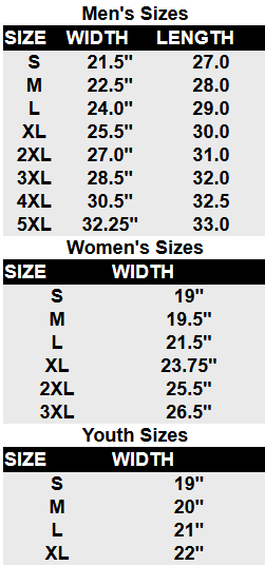 Mens 4xl Size Chart